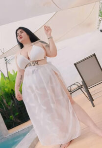 Namfon-Sangsarawat-ชุดขาว Namfon Sangsarawat